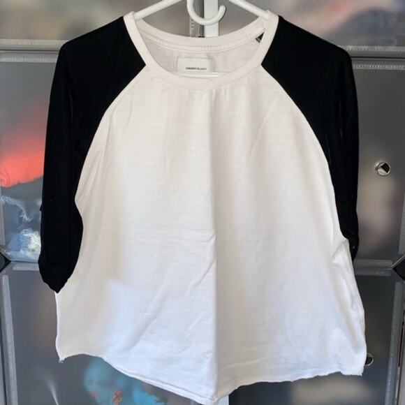 Current Elliott The Velvet Raglan Tee Shirt NWOT - Picture 9 of 9